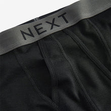 Load image into Gallery viewer, Black 4 pack A-Front Pure 100% Cotton Boxers
