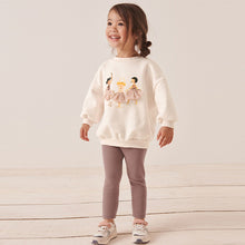 Load image into Gallery viewer, Ballerina Character Sweat and Leggings Set (3mths-5yrs)
