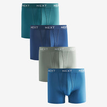 Load image into Gallery viewer, Blue Motionflex A-Fronts Boxers 4 Pack
