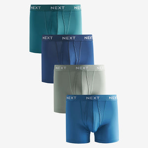 Blue Motionflex A-Fronts Boxers 4 Pack