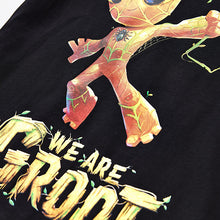 Load image into Gallery viewer, Black Licensed Guardians of the Galaxy Groot T-Shirt (3-12yrs)
