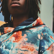 Load image into Gallery viewer, Orange Digital Drippy Smile Graphic Hoodie (3-12yrs)
