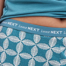 Load image into Gallery viewer, Blue Geo Cotton Short Sleeve Pyjamas
