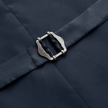 Load image into Gallery viewer, Blue Textured Wool Suit: Waistcoat
