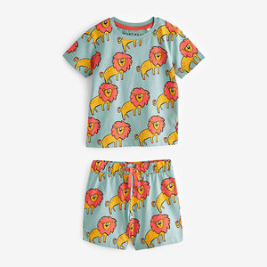 Bright Animal Short Sleeve 3 Pack Pyjama Set