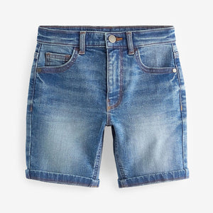 Light Blue Denim 100% Cotton Shorts (3yrs-12yrs)