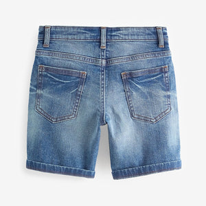 Light Blue Denim 100% Cotton Shorts (3yrs-12yrs)