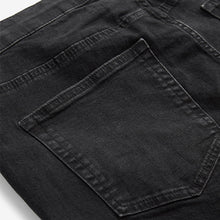 Load image into Gallery viewer, Authentic Black Slim Fit Stretch Jeans
