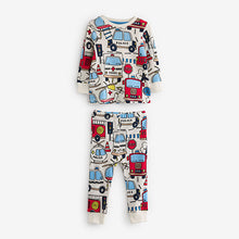Load image into Gallery viewer, Red/Blue Emergency Vehicles 3 Pack Snuggle Pyjamas (9mths-6yrs)
