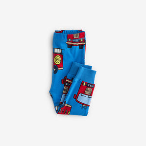 Red/Blue Emergency Vehicles 3 Pack Snuggle Pyjamas (9mths-6yrs)