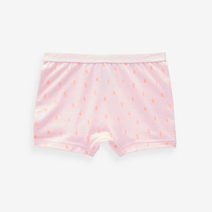 Pink/Orange Short Briefs 5 Pack (2-16yrs)