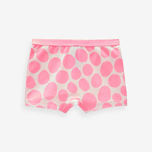 Pink/Orange Short Briefs 5 Pack (2-16yrs)