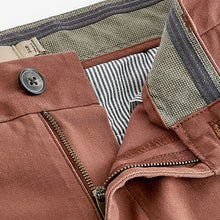 Load image into Gallery viewer, Rust Brown Stretch Chino Trousers
