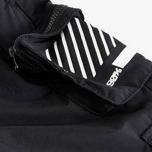 Black Multi Pocket Cargo Trousers (3mths-6yrs)