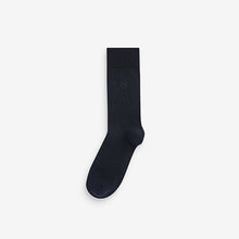 Load image into Gallery viewer, Blue /Navy Embroidered Socks
