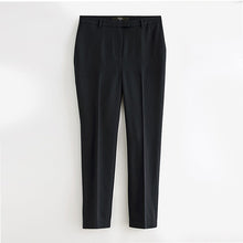 Load image into Gallery viewer, Navy Tailored Stretch Slim Trousers
