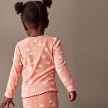 Load image into Gallery viewer, Pink Sun T-Shirt Cotton-Rich Long Sleeve Rib T-Shirt (3mths-6yrs)
