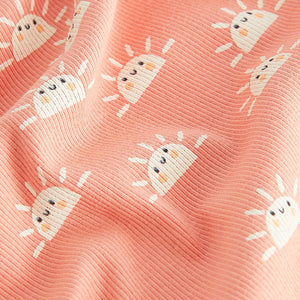 Pink Sun T-Shirt Cotton-Rich Long Sleeve Rib T-Shirt (3mths-6yrs)