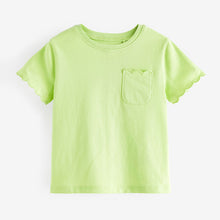 Load image into Gallery viewer, Green Short Sleeve Scallop T-Shirt (3mths-6yrs)
