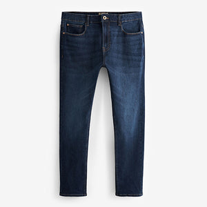Authentic Mid Blue Skinny Fit Stretch Jeans