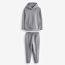 Load image into Gallery viewer, Grey 2pc Smart Hoodie &amp; Jogger Set (4-12yrs)
