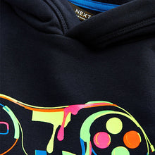 Load image into Gallery viewer, Blue Gaming Controller Graphic Hoodie (3-12yrs)
