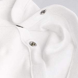 White Baby 7 Pack Vest Bodysuits (0mth-2yrs)