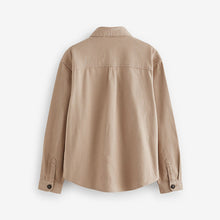 Load image into Gallery viewer, Neutral Plain 100% Cotton Overshirt (3-12yrs)
