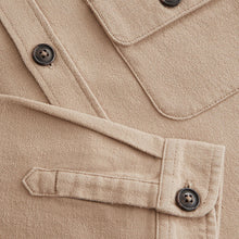 Load image into Gallery viewer, Neutral Plain 100% Cotton Overshirt (3-12yrs)
