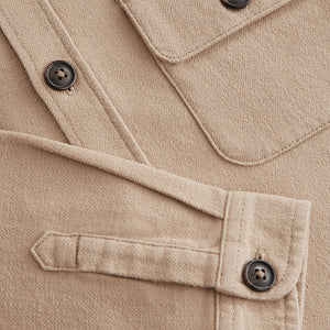 Neutral Plain 100% Cotton Overshirt (3-12yrs)