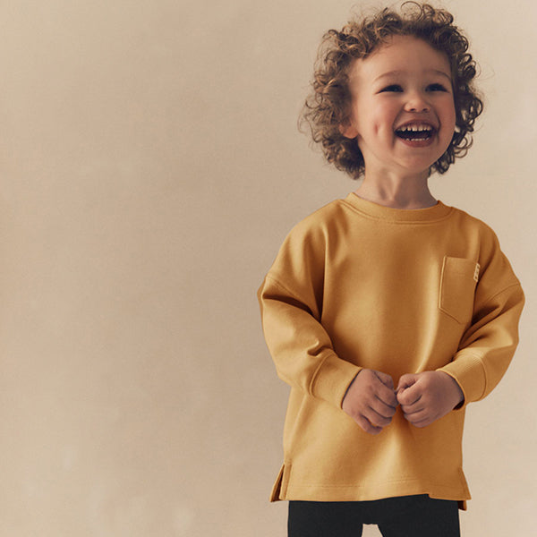 Ochre Yellow Long Sleeve Top and Leggings Set (6mths-6yrs)