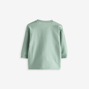 Green Farm 100% Cotton Long Sleeve Character T-Shirt (3mths-6yrs)