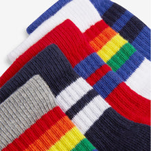 Load image into Gallery viewer, Bright 5 Pack Cotton Rich Sport Socks
