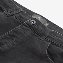 Load image into Gallery viewer, Black Single Skinny Fit Classic Stretch Jeans
