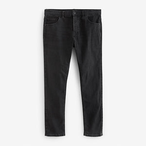 Black Single Skinny Fit Classic Stretch Jeans