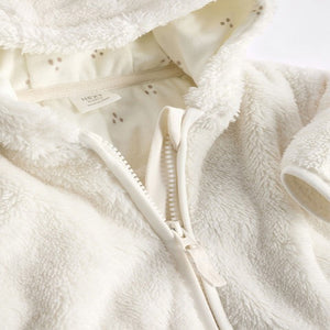 Ecru Baby Cosy Fleece Jacket (0mths-18mths)
