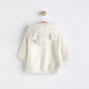 Ecru Baby Cosy Fleece Jacket (0mths-18mths)