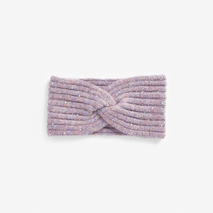 Lilac Purple Knitted Headband