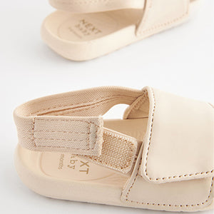 Neutral Beige Baby Slider Sandals
