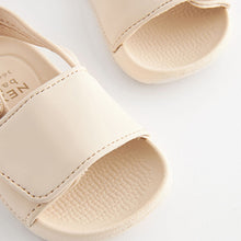 Load image into Gallery viewer, Neutral Beige Baby Slider Sandals
