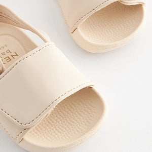 Neutral Beige Baby Slider Sandals