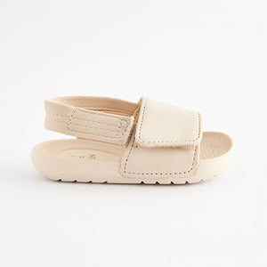 Neutral Beige Baby Slider Sandals