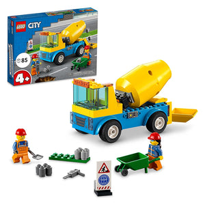 Lego City Cement Mixer Truck 4+
