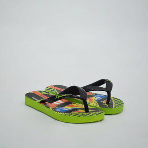 Classic Green/Black Kids Sandals