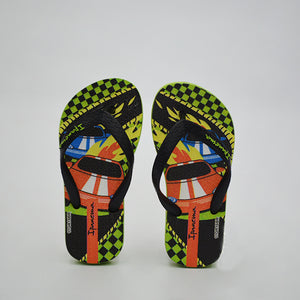 Classic Green/Black Kids Sandals