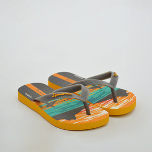 Classic Yellow/Grey Kids Sandals