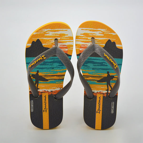 Classic Yellow/Grey Kids Sandals