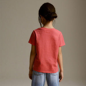 Red 100% Cotton T-Shirt (5-12yrs)