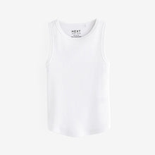 Load image into Gallery viewer, White Rib Vest
