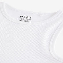 Load image into Gallery viewer, White Rib Vest
